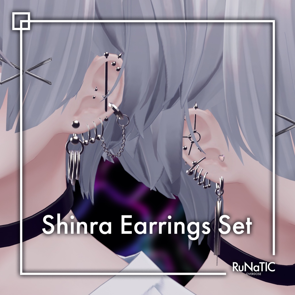 Shinra & Kuuta Earrings Set