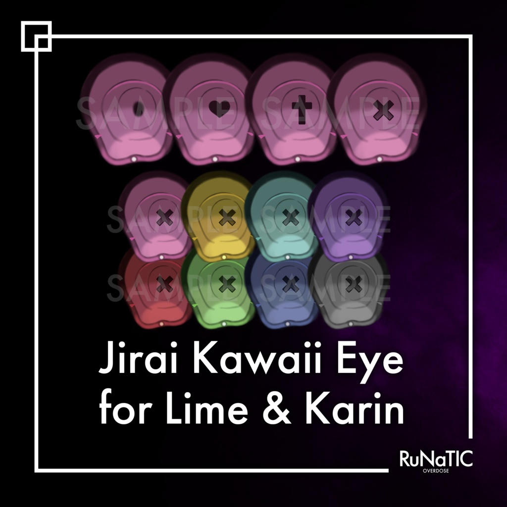 【VRChat】Jirai Kawaii Eye for Lime & Karin