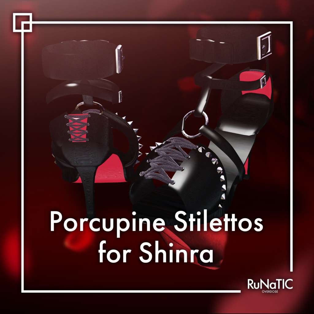 【VRChat】Porcupine Stilettos for Shinra