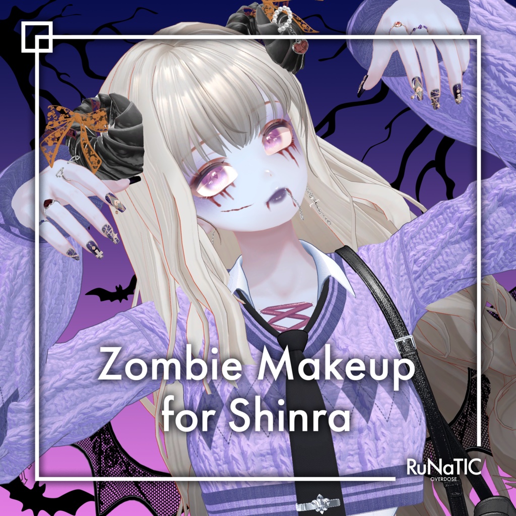 【VRChat】Halloween Zombie Makeup for Shinra