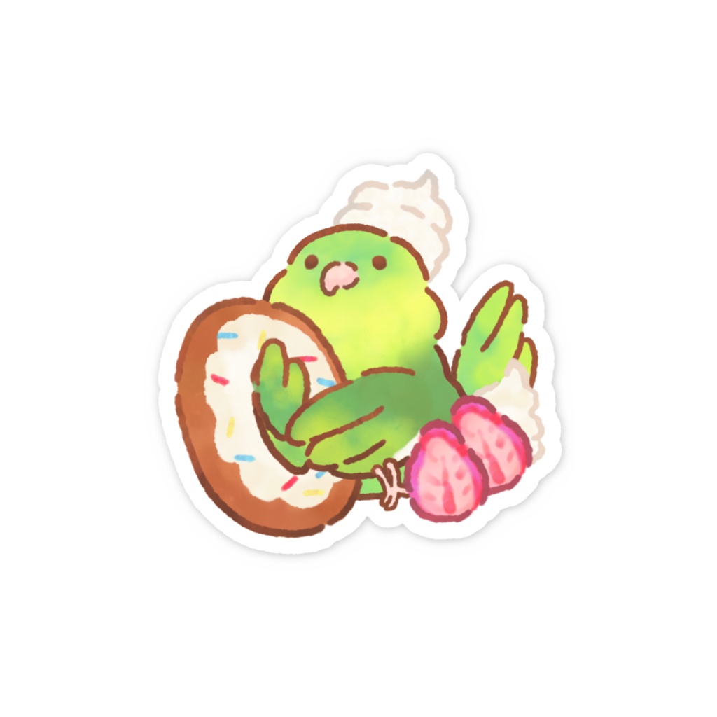 お菓子とハリーさんステッカー