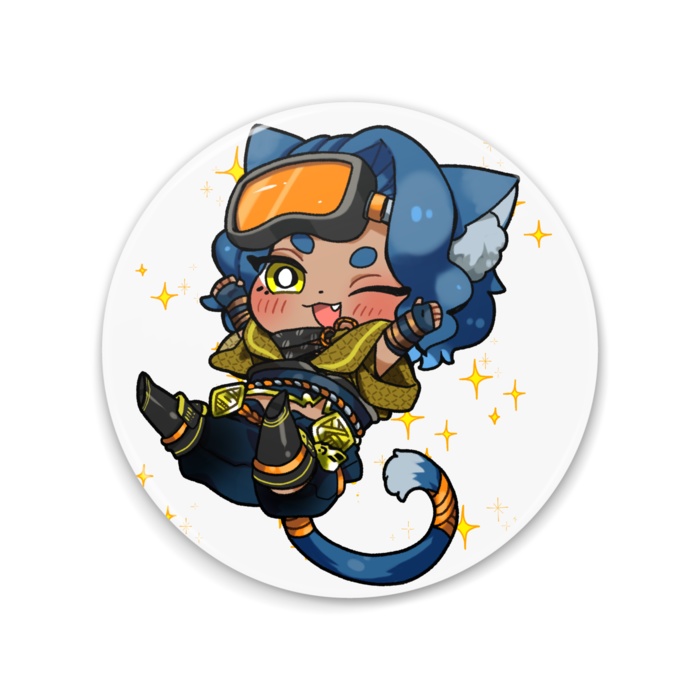 ハート&きらきら4種■缶ミラー