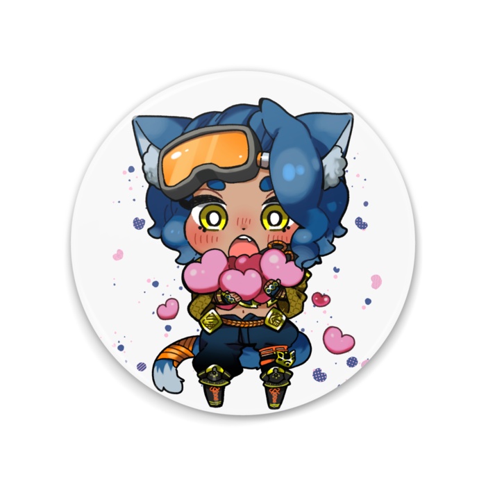 ハート&きらきら4種■缶ミラー