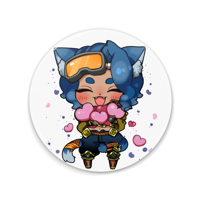 ハート&きらきら4種■缶ミラー