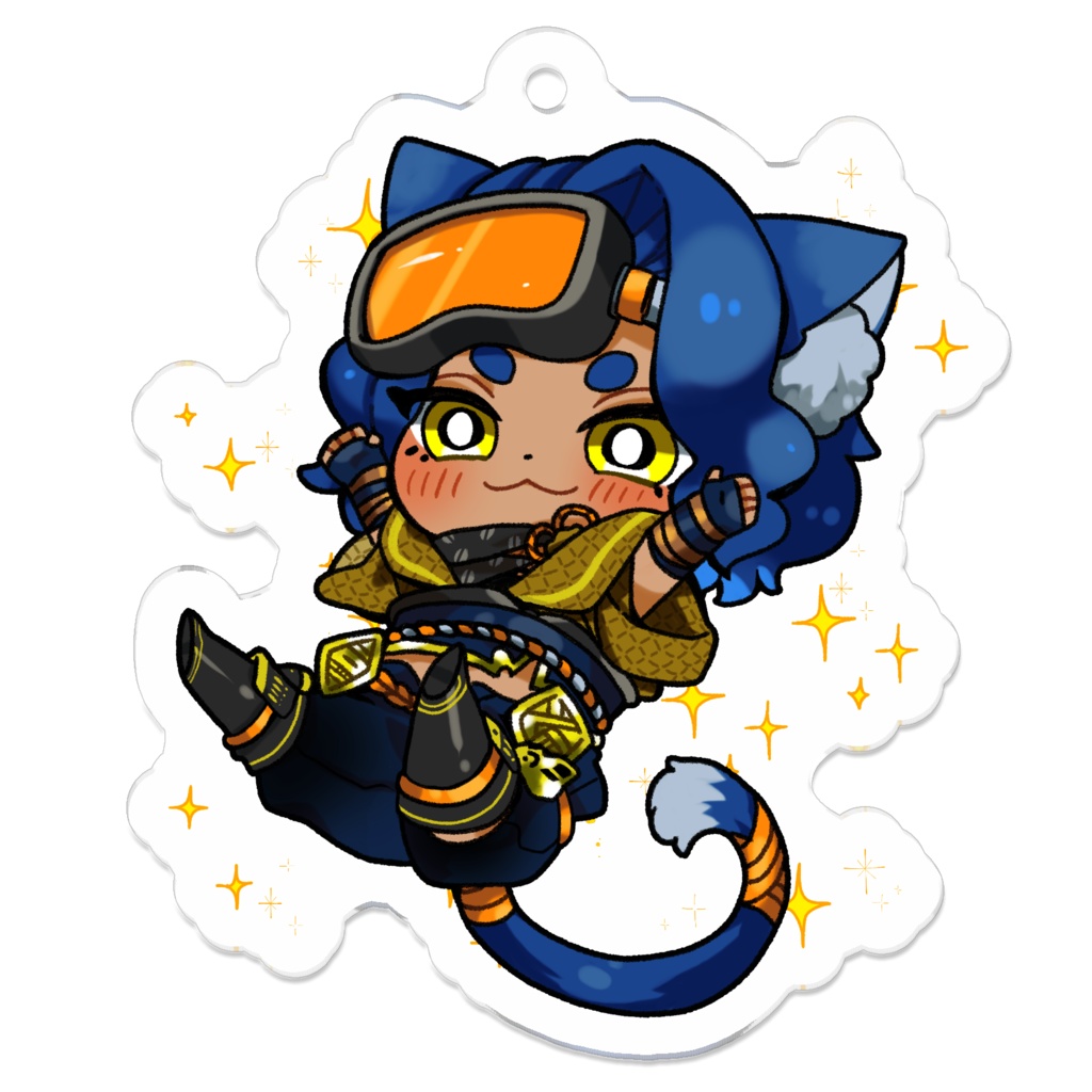 ふわきら2種■アクリルキーホルダー