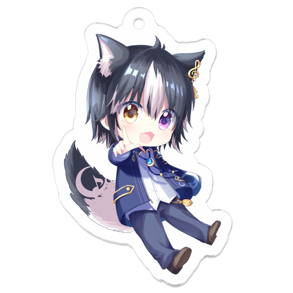 ハルベパウゼのミニアクリルキーホルダーB