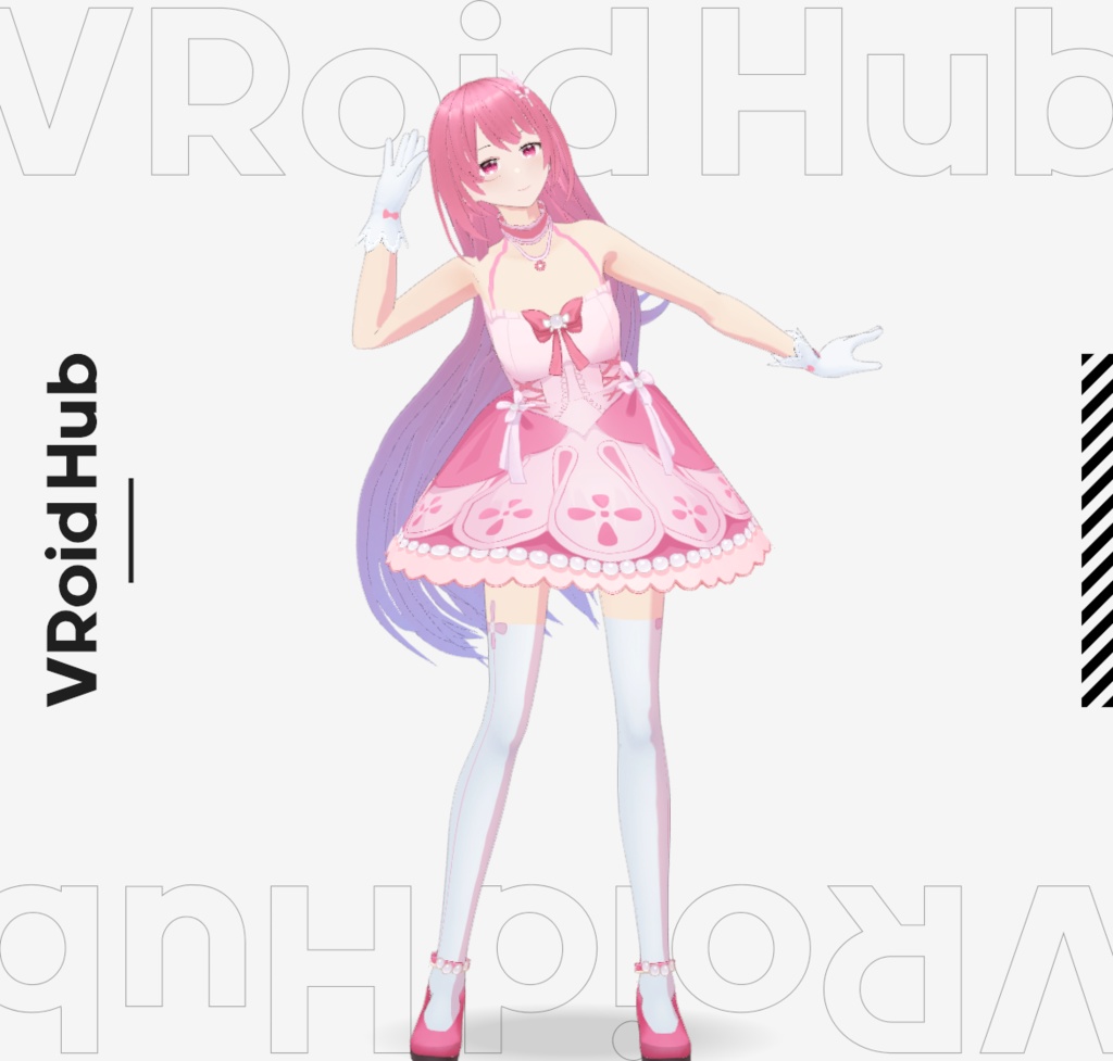 オリジナル3Dモデル 浅羽せいね Original 3D Character Asaba Seine