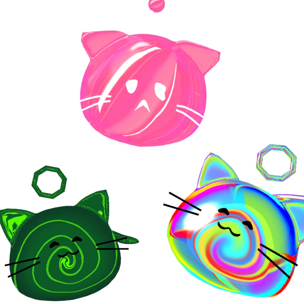 ミニ ニャンスライムVRM