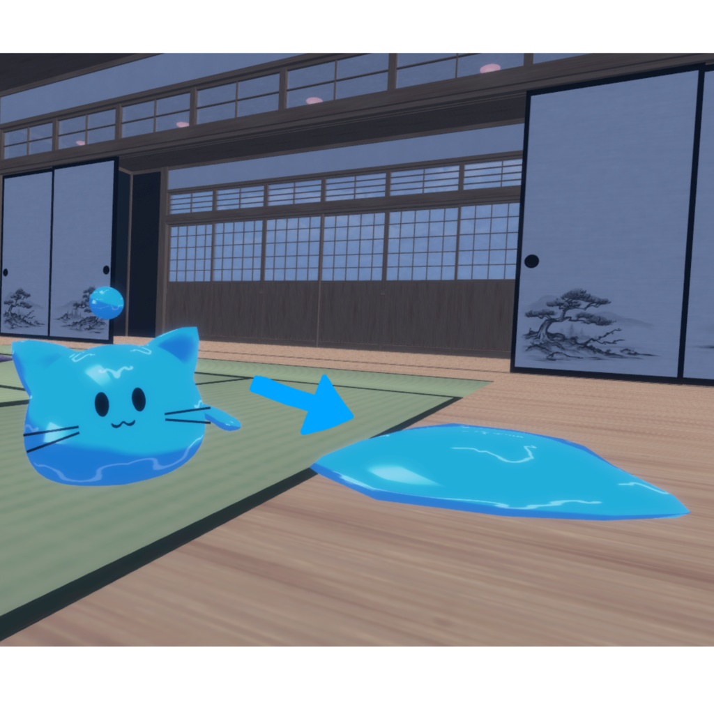 ミニ ニャンスライムVRM