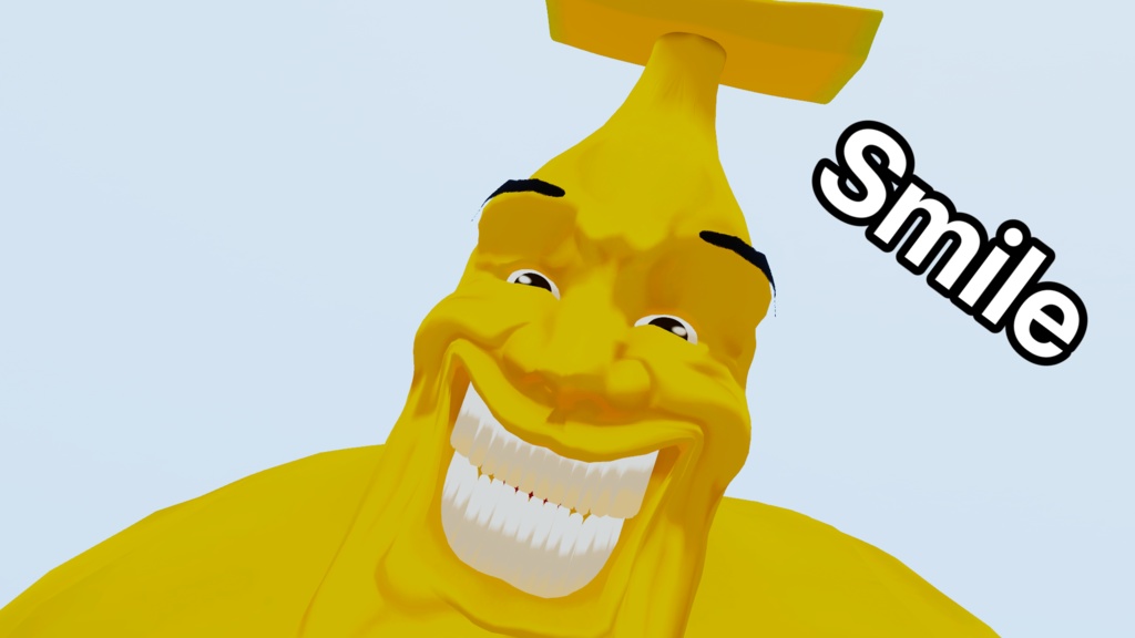 マッスルバナナ オリジナル3Dモデル