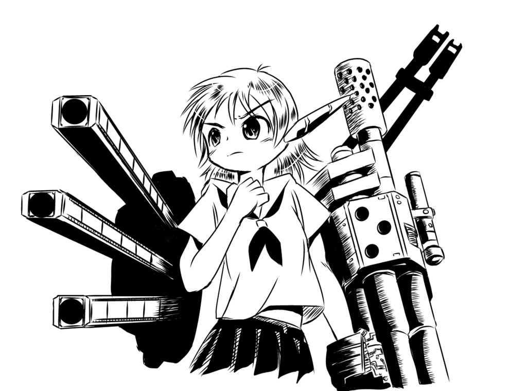 人外娘立ち絵セットとサンプルキャラクター(ゼノもーふ!)