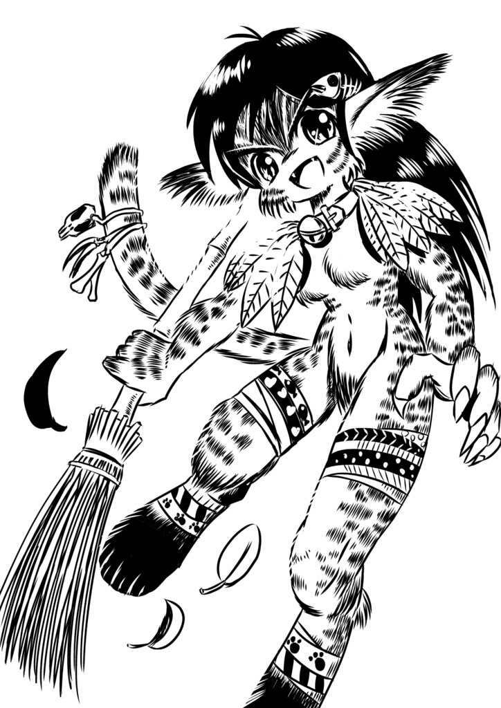 人外娘立ち絵セットとサンプルキャラクター(ゼノもーふ!)
