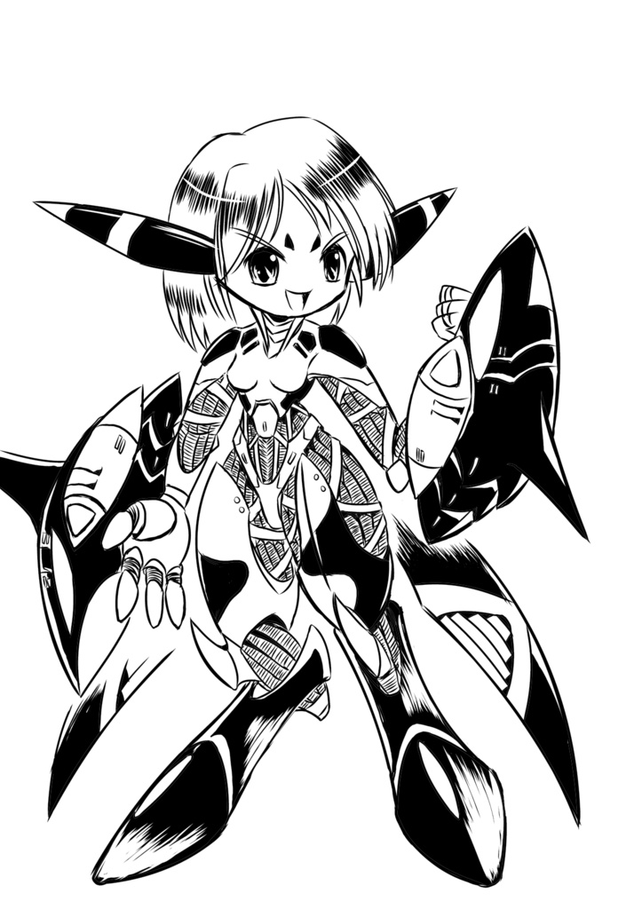人外娘立ち絵セットとサンプルキャラクター(ゼノもーふ!)