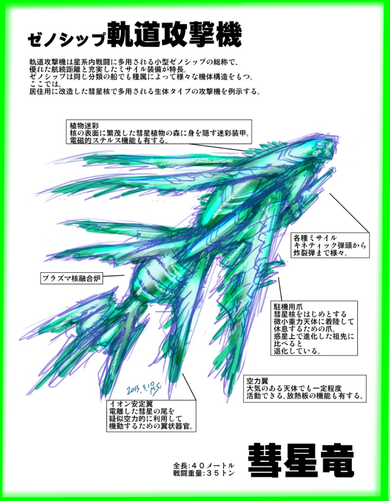 ゼノシップ(図解つき)2点
