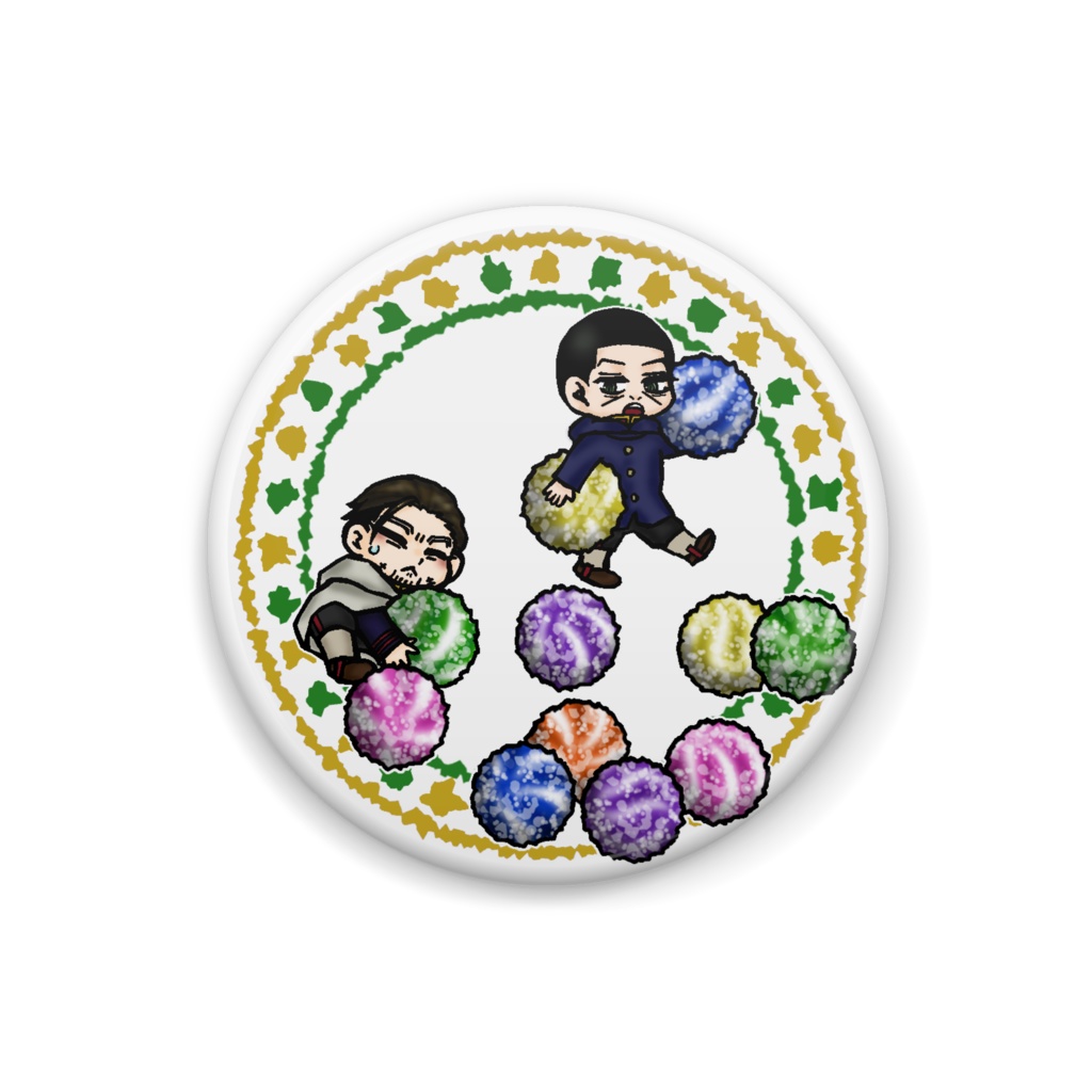 尾月みぞれ玉缶バッジ