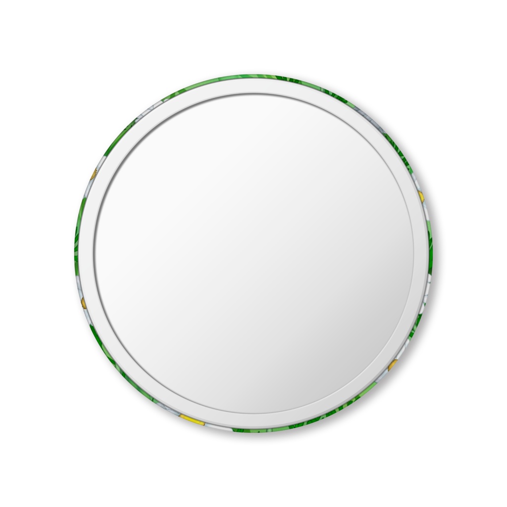 うさ島軍曹(花畑)缶ミラー