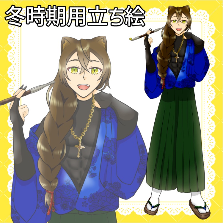 【商用利用・グッズ化込】IRIAM即デビュー!豪華21点スターターセット★立ち絵3種/ミニキャラ/スタンプ/SNS素材