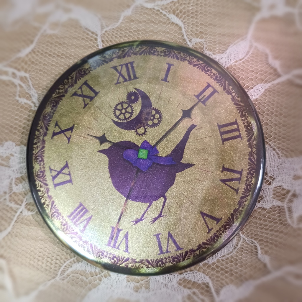 あの時計っぽい缶ミラー