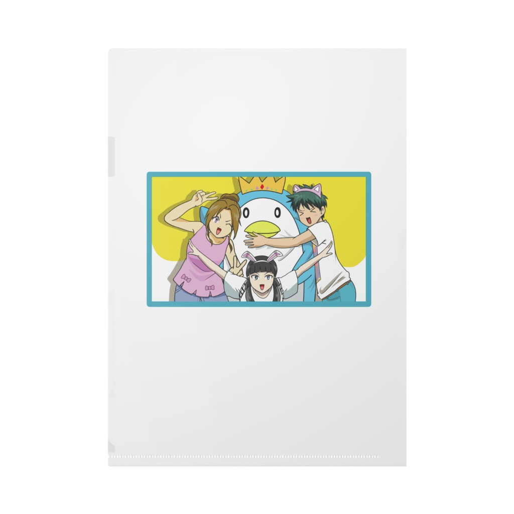 遊園地のクリアファイル