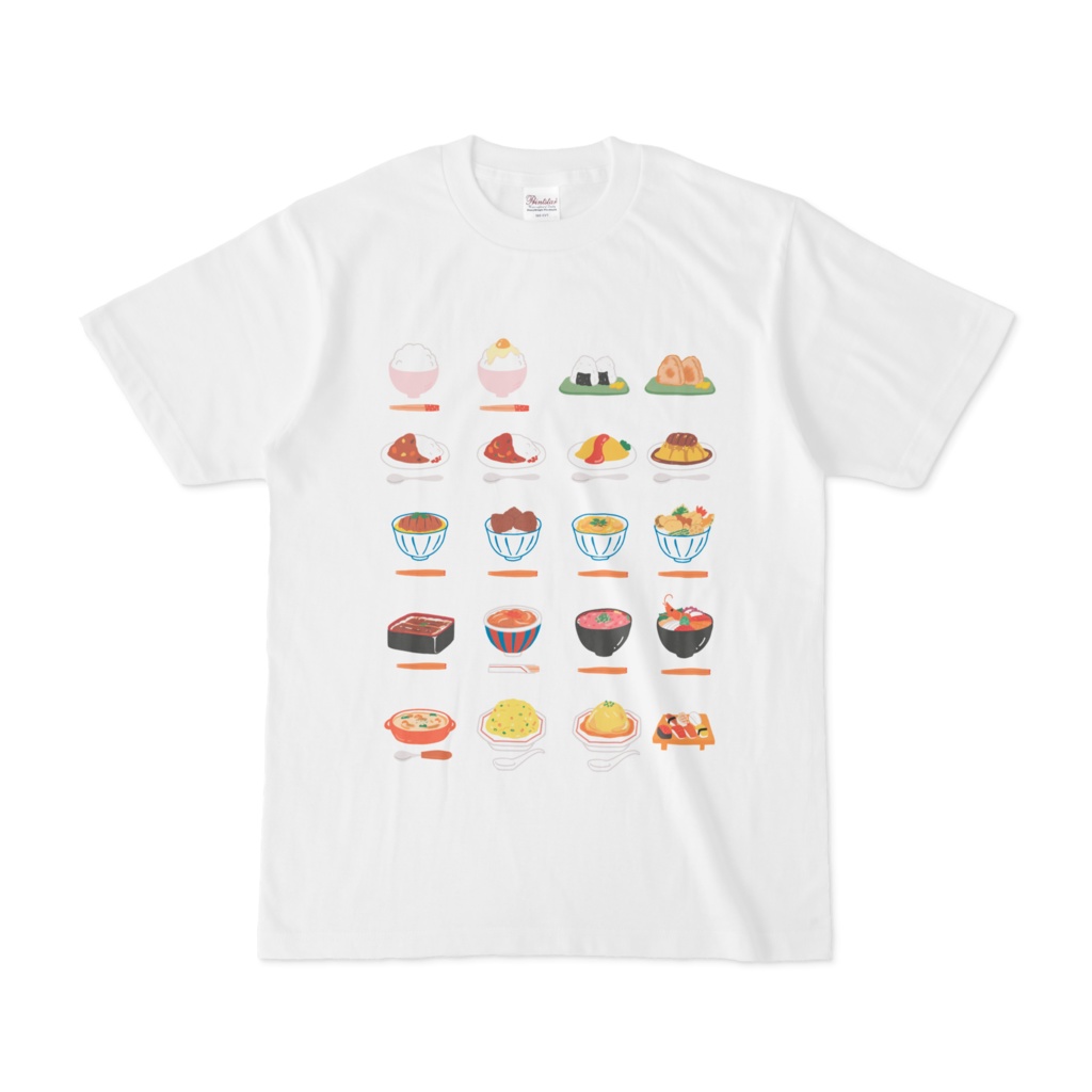 ごはんがいっぱいTシャツ