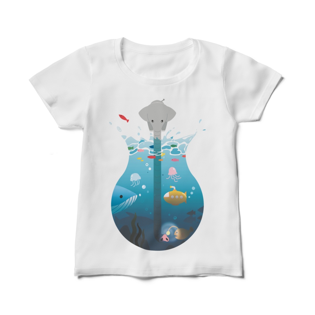 はなながながながながゾウTシャツ