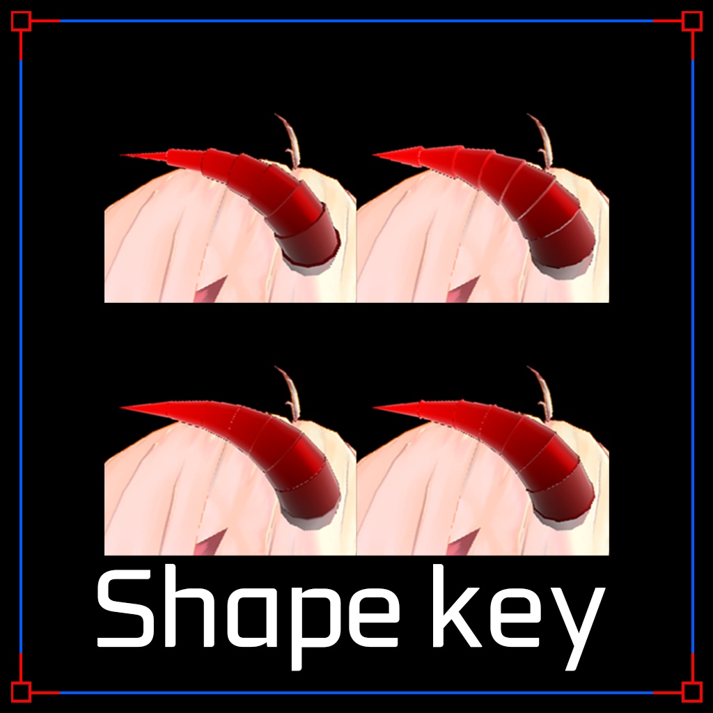 【3Dモデル】 角 18種類 Horn Set 뿔 모음집