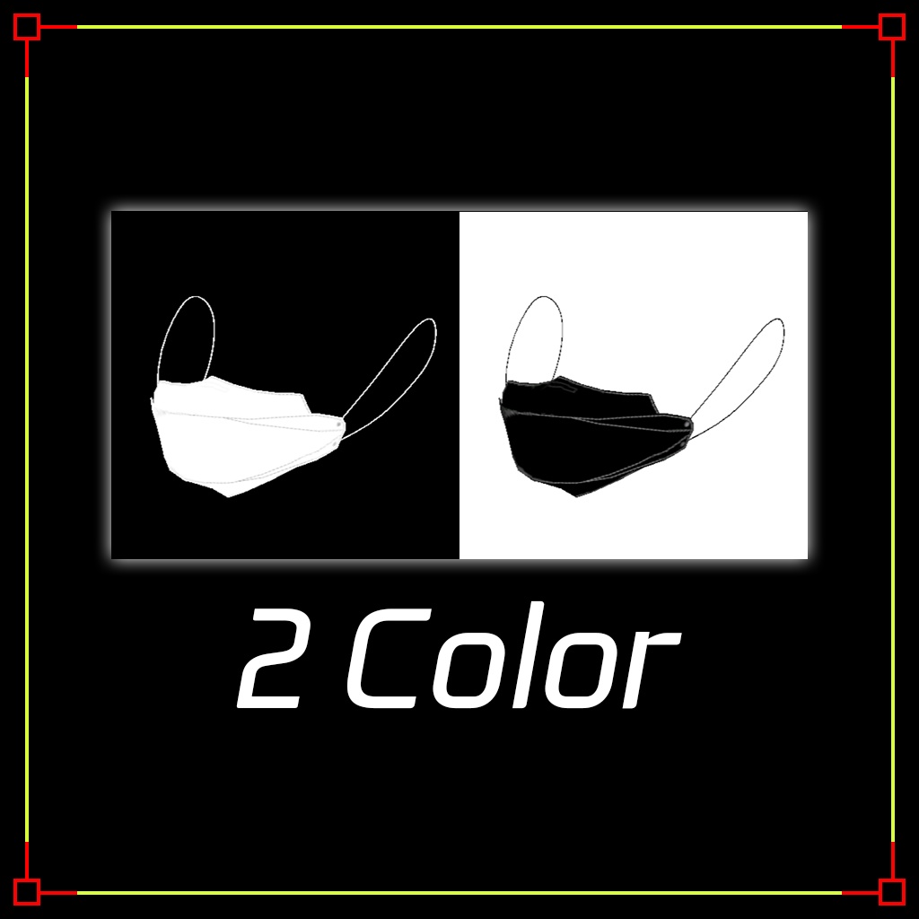 【無料 3Dモデル】 マスク Mask 마스크