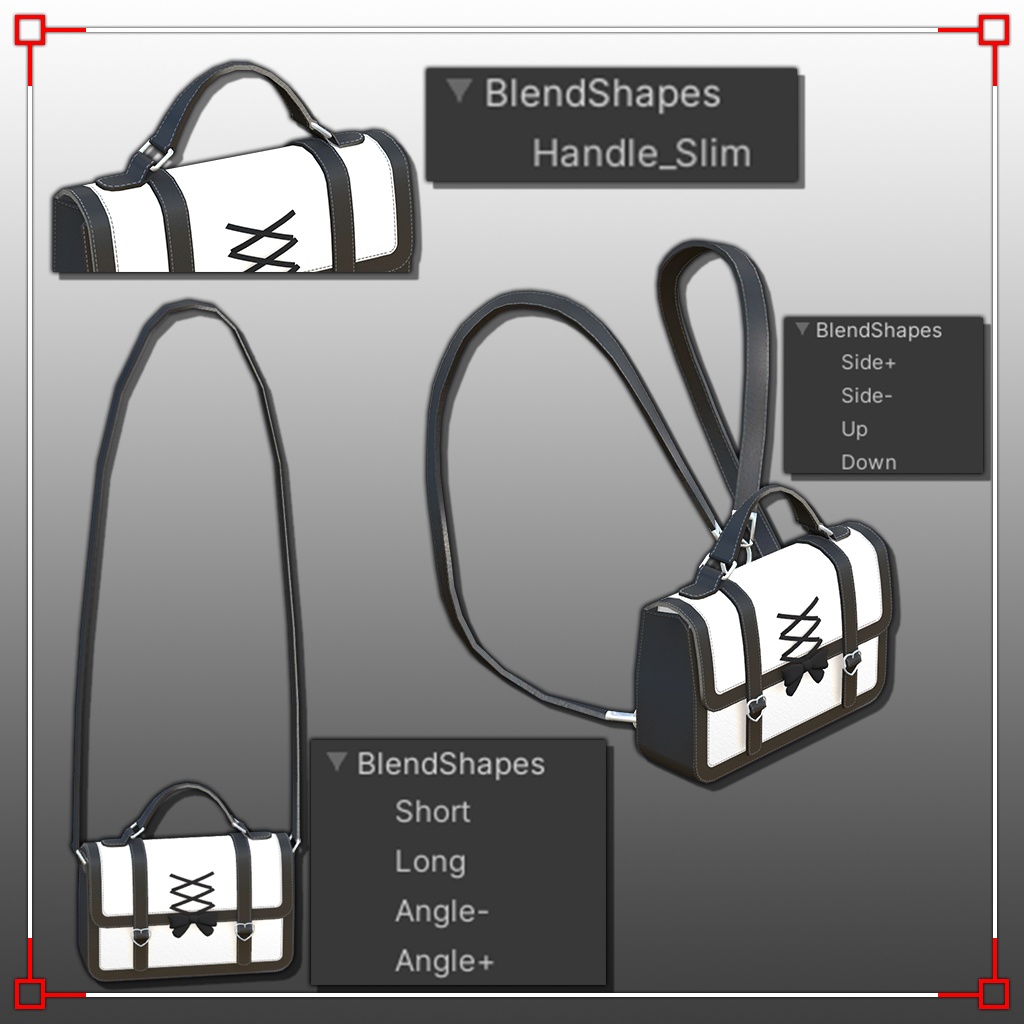 【3Dモデル】キラキラ☆バッグ KiraKira☆Bag