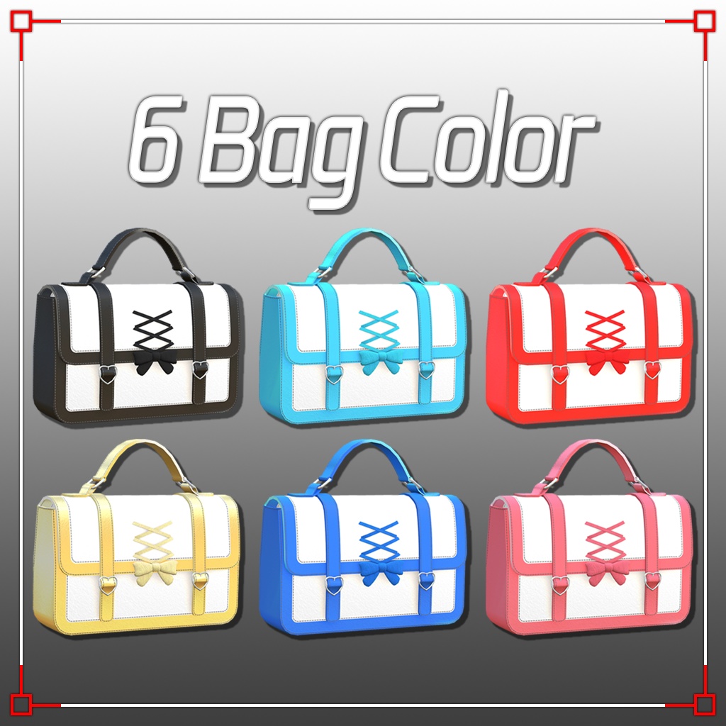 【3Dモデル】キラキラ☆バッグ KiraKira☆Bag