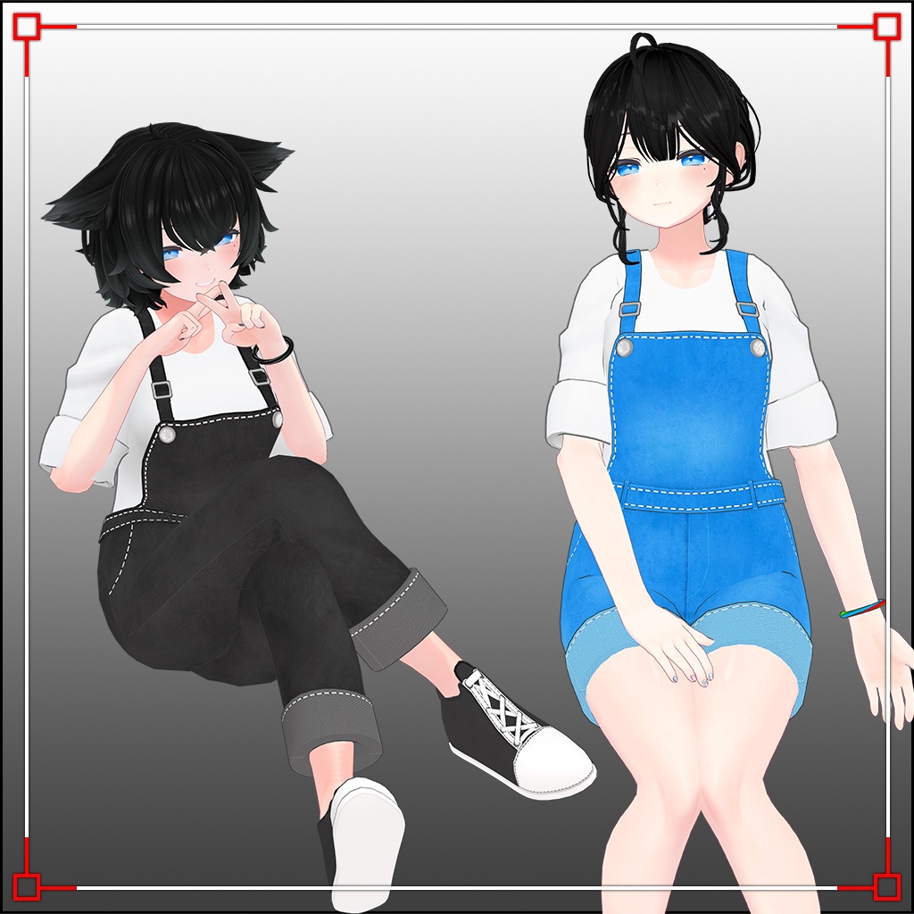 【桔梗用衣装】オーバーオール Overalls for Kikyo