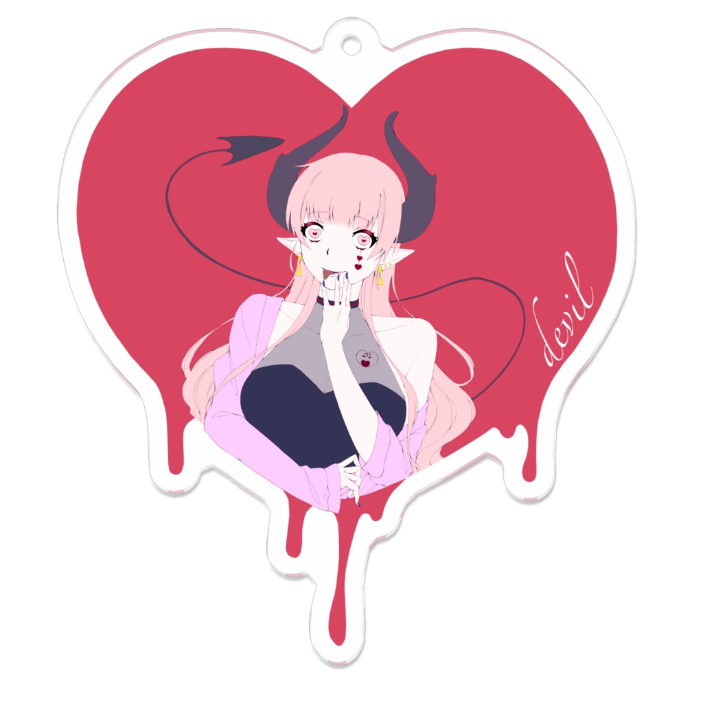 【詩水。】悪魔ちゃん(姉)アクリルキーホルダー