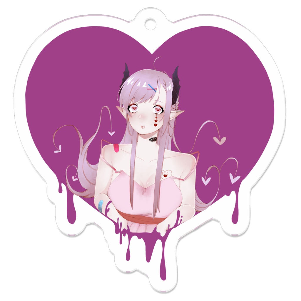 【詩水。】悪魔ちゃん(妹)アクリルキーホルダー