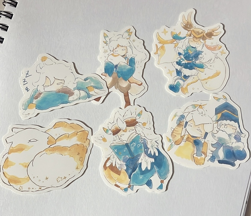 光たちのステッカーセット