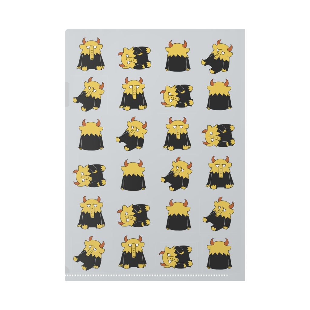 デビルマンモーと式島クリアファイル A4