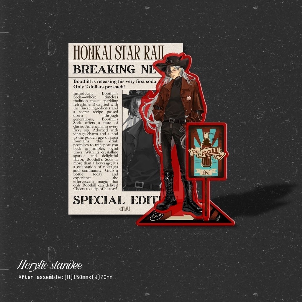 「予約」スターレイル・ブートヒルアクリルスタンド、ポストカード