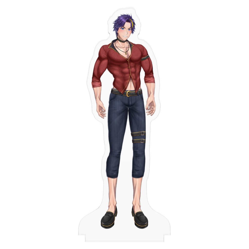 月夜猟介アクリルスタンド(赤シャツver.)