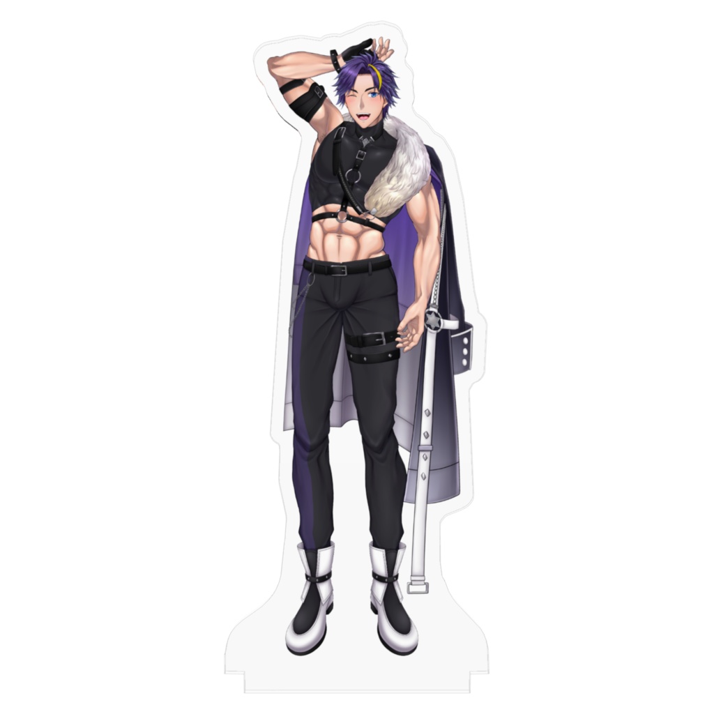 月夜猟介アクリルスタンド(ファー黒衣装ver.)