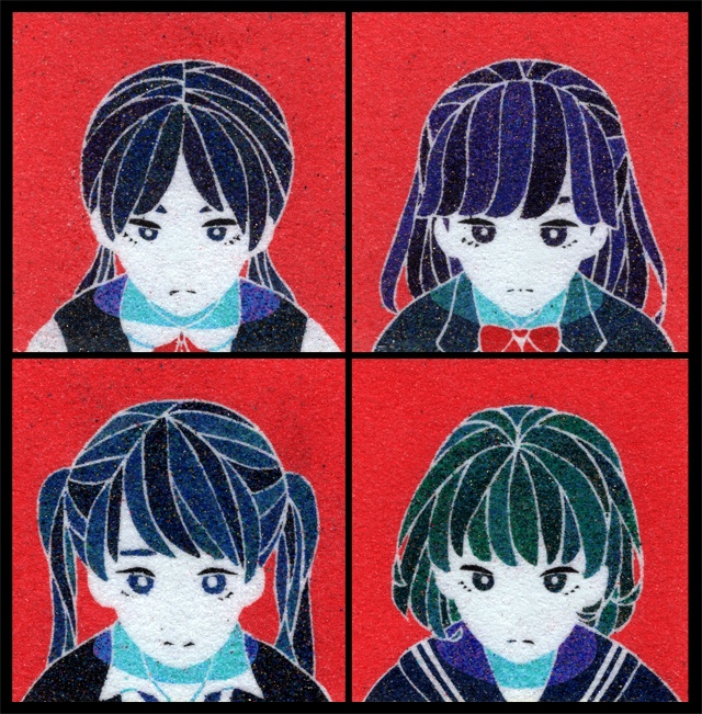 Uniform 砂絵原画 Zarazara Space Booth