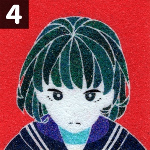 Uniform 砂絵原画 Zarazara Space Booth