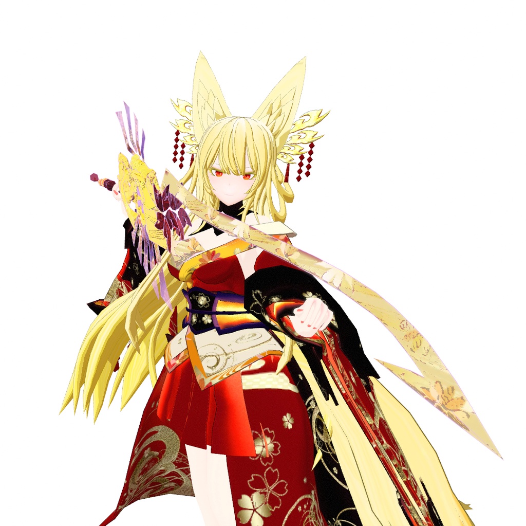 オリジナル3Ⅾモデル 月影:Re【新月乃影‐singetu nokage‐】