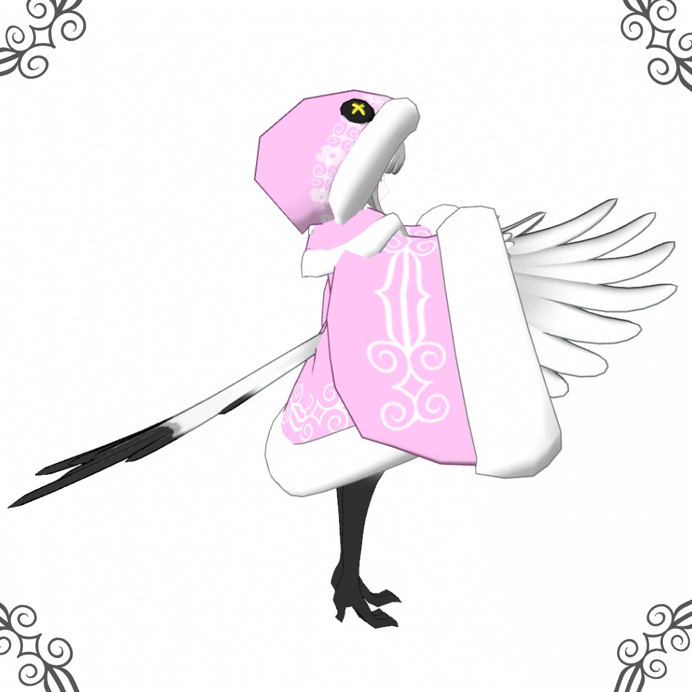 【PC&Quest版】オリジナル3Dモデル【えなぽん‐ena pon‐】