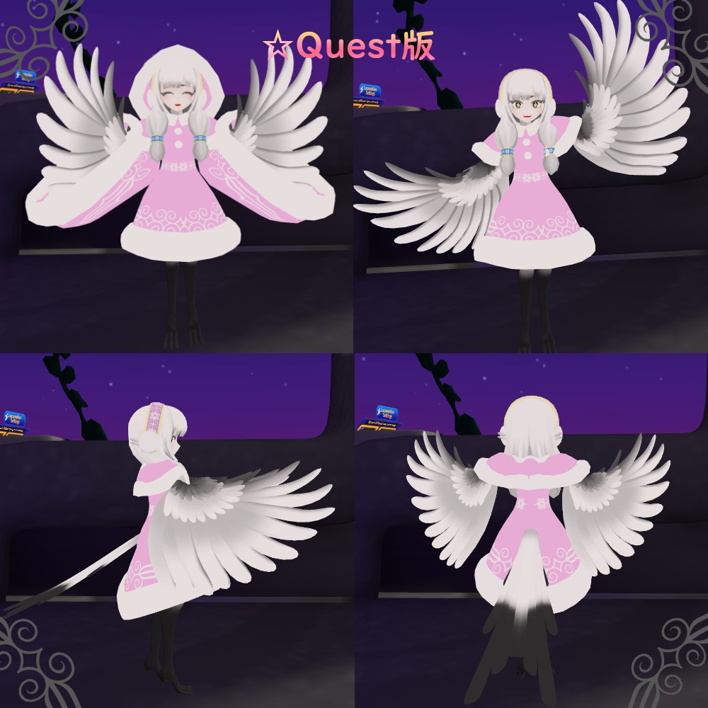 【PC&Quest版】オリジナル3Dモデル【えなぽん‐ena pon‐】