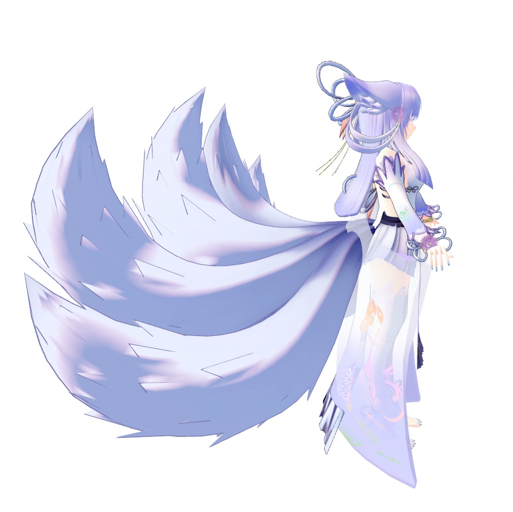 オリジナル3D モデル【蓮華月影‐renge tsukikage‐】