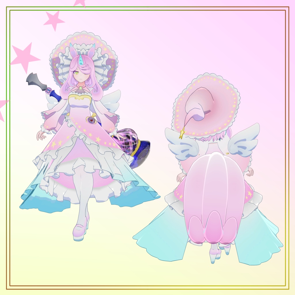 オリジナル3Dモデル【リムーシャ‐rimsha‐】