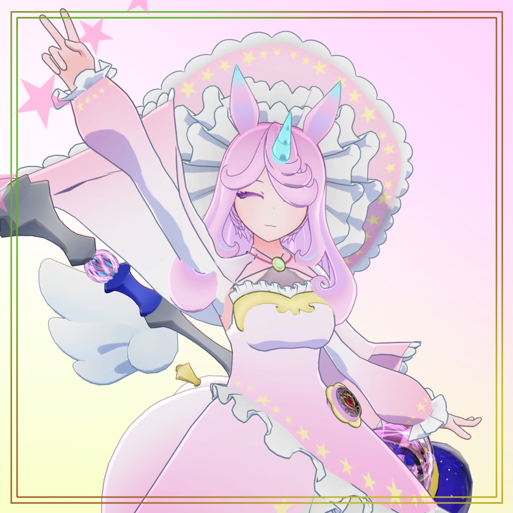 オリジナル3Dモデル【リムーシャ‐rimsha‐】