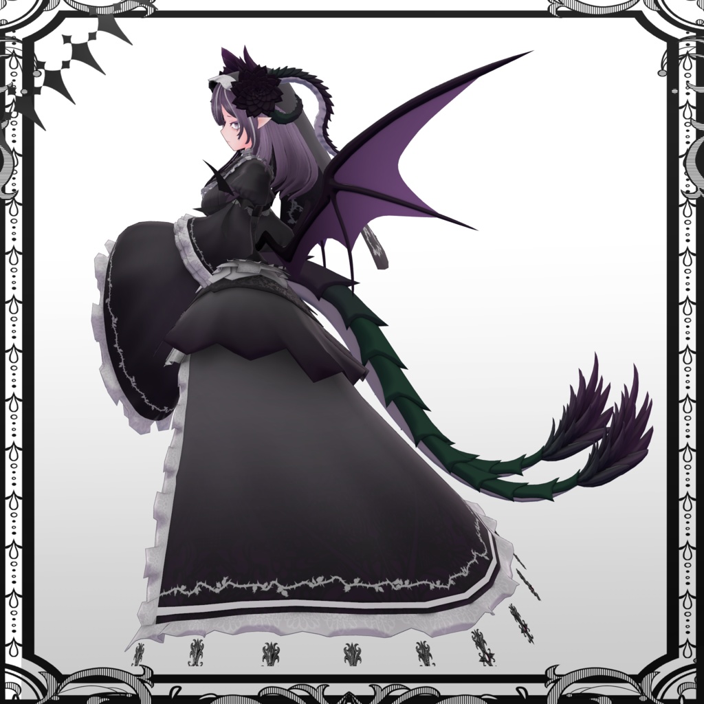 オリジナル3Dモデル【クローディア‐Croudia‐】