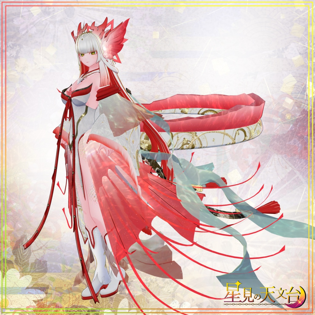 オリジナル3Dモデル【水仙‐suisen‐】