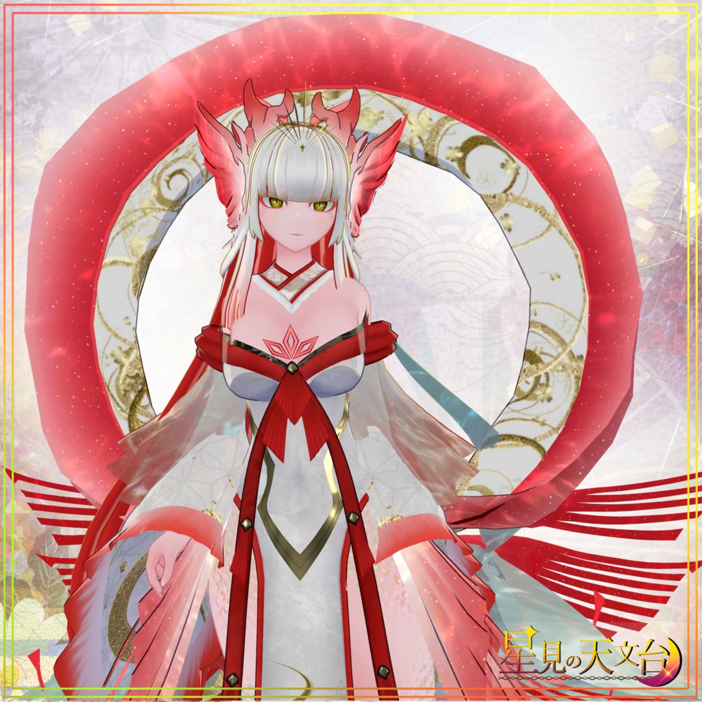 オリジナル3Dモデル【水仙‐suisen‐】