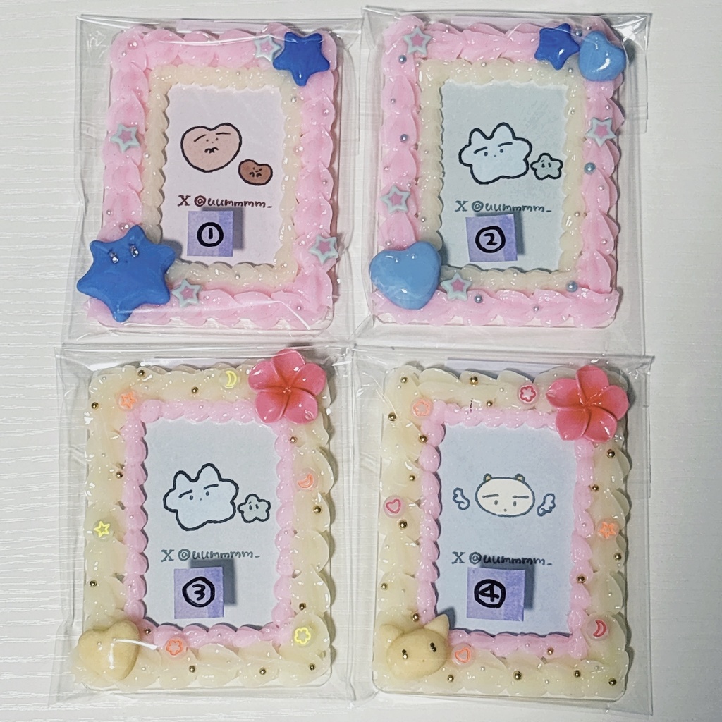 トレカケース(クリアピンク、クリアイエロー)