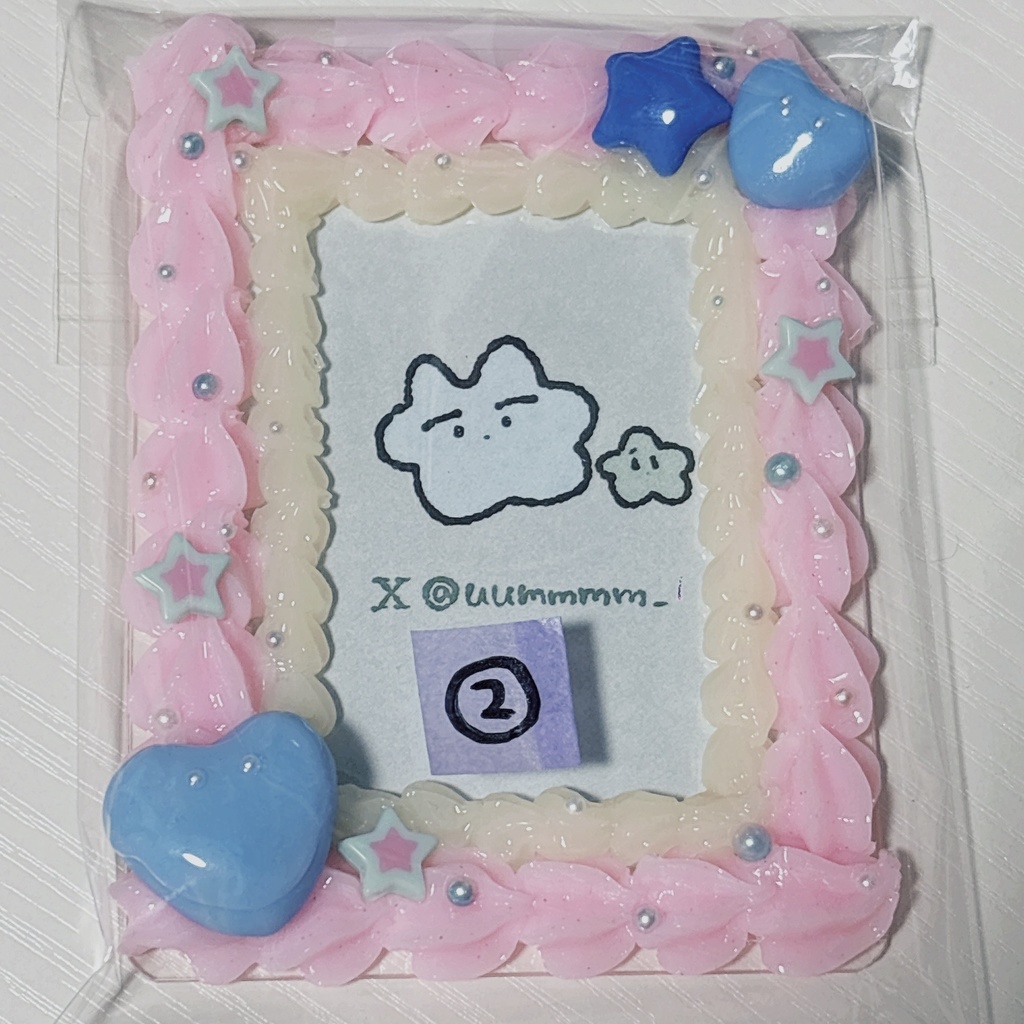 トレカケース(クリアピンク、クリアイエロー)